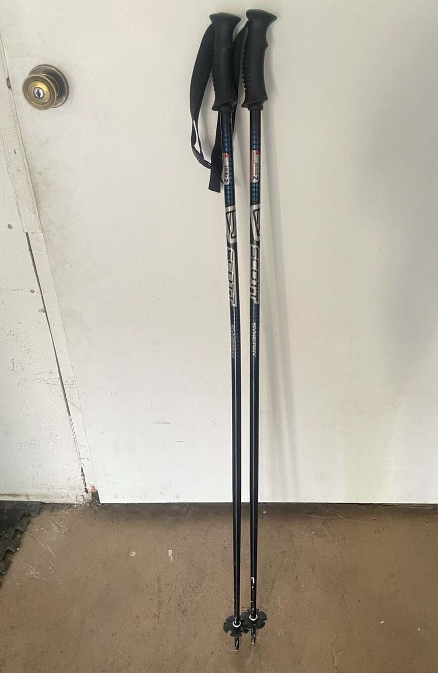 Scott Series 2 Synergy Lightweight Aluminum Ski Poles